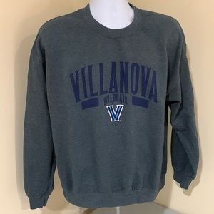 Villanova University Wild Cats Crewneck Sweatshirt Men Gray Large
